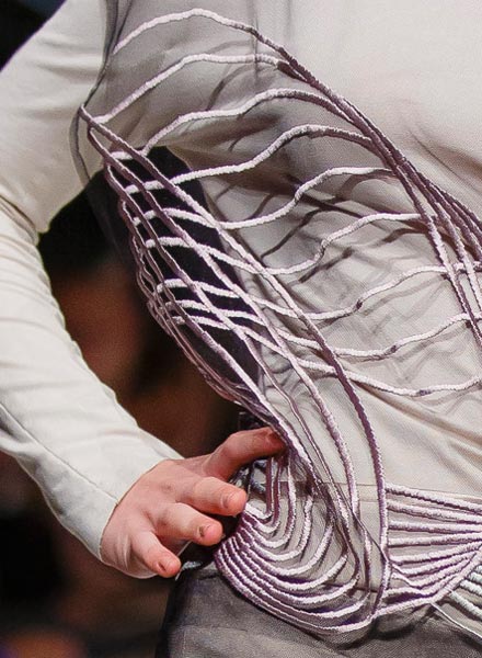 Michel Mayer's RTW and Couture with Austrian embroideries