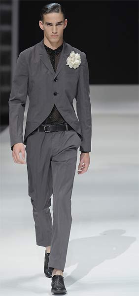 fig.: Michalsky men's wear spring/summer 2010; catwalk presentation on 3 July 2009 during the Mercedes-Benz Fashion Week in Berlin. 